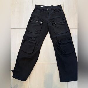 Zara Men's Charcoal Cargo Pants